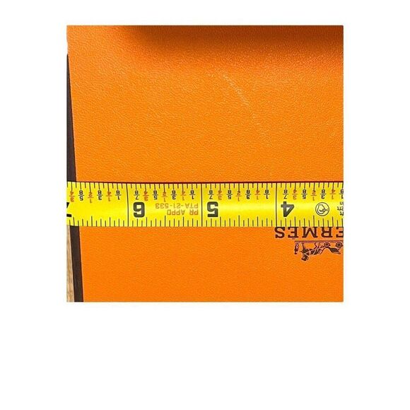 Authentic HERMES Paris Orange Empty Box 7”x8”x4” With Insert Removable Gift Set - Picture 5 of 8